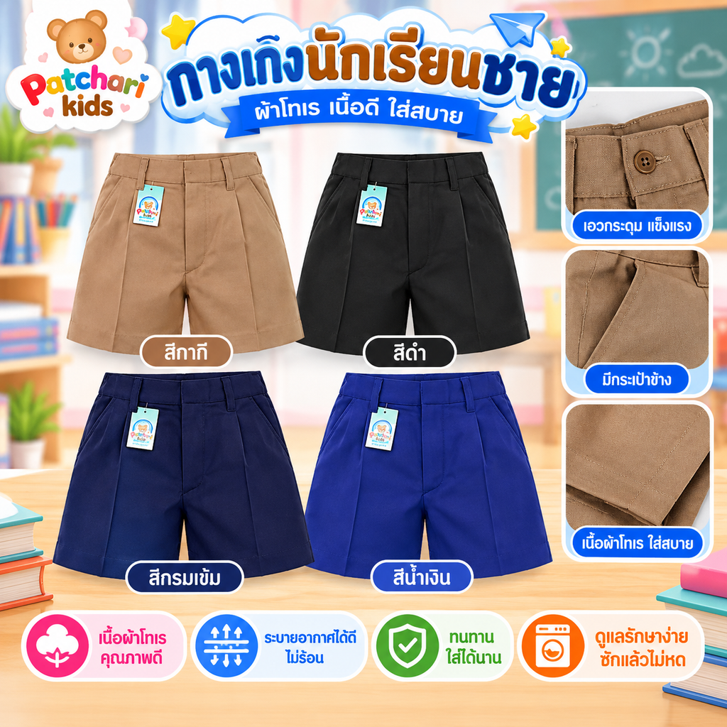กางเกงนักเรียน ชาย